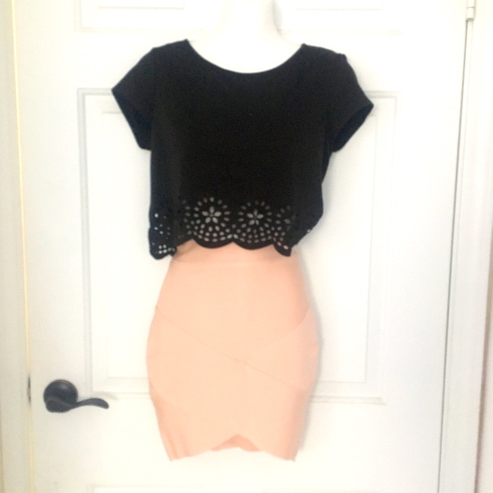 Urban outfitters top and bandage skirt, XS